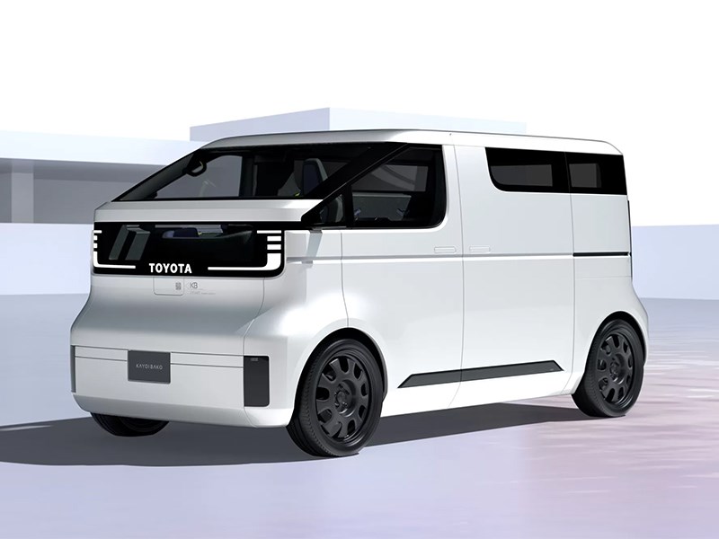 Images of an electric van from Toyota have been published